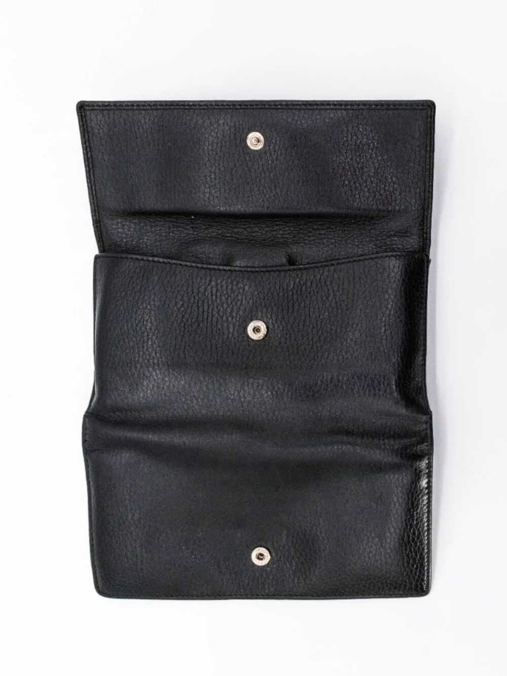 Gucci Studded Soho Continental Wallet Black